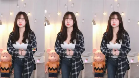 AfreecaTV主播花井BJ화정2021年2月25日直播视频舞蹈剪辑154703
